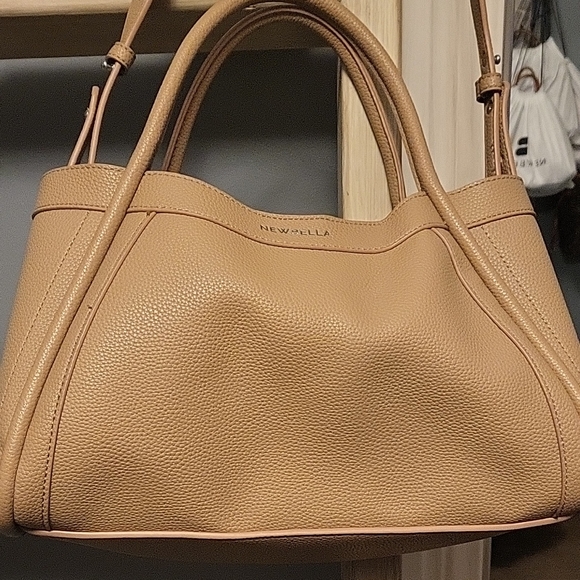 Newbella Handbags - Tan Leather Handbag